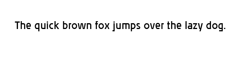 font preview of affluent demibold