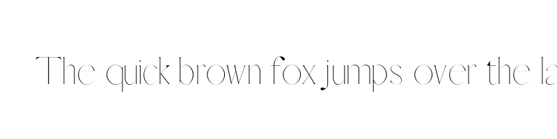 font preview of afrah thin