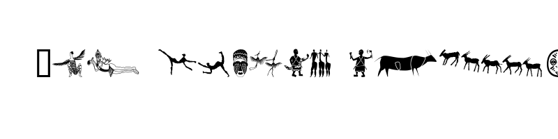 font preview of africa