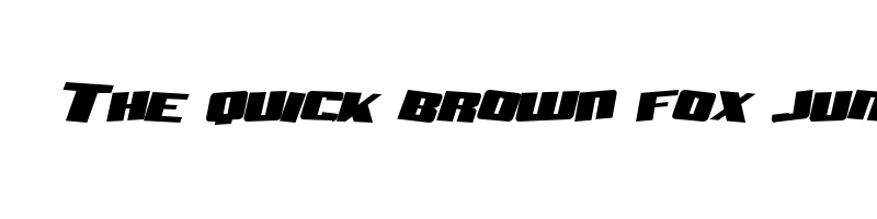 font preview of aftershock debris solid italic