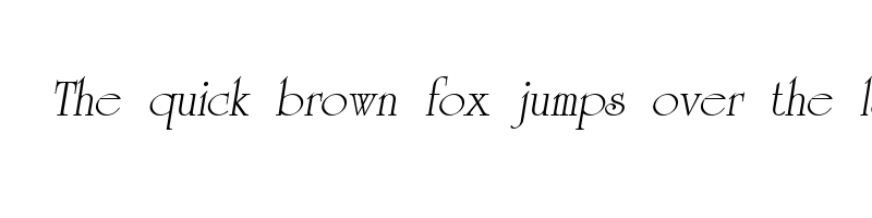 font preview of ag reverence oblique medium