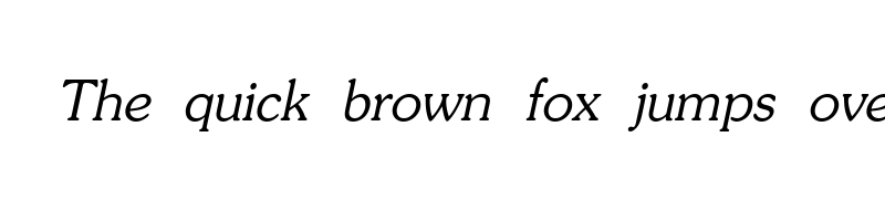 font preview of ag souvenir italic