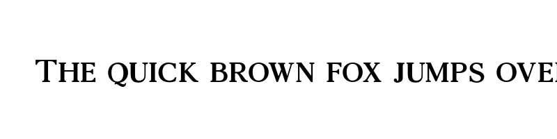 font preview of agatho bold caps