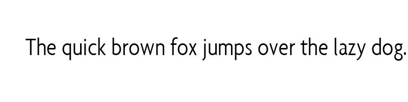 font preview of agenda light condensed