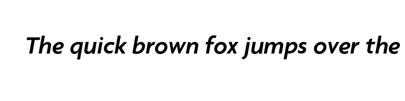 font preview of agenda semibold italic
