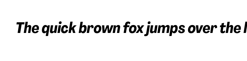 font preview of agrandir tight bold italic
