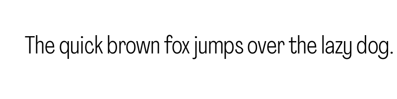 font preview of agrandir tight light