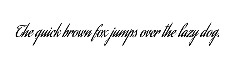 font preview of aguafina script