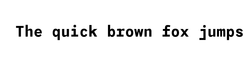 font preview of agyx mono bold