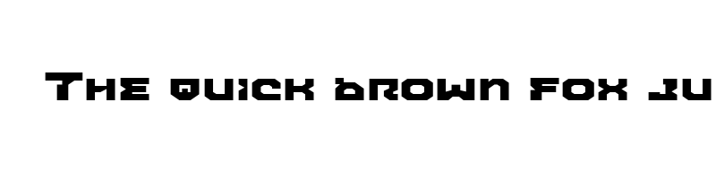 font preview of airacobra expanded