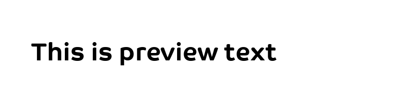 font preview of AirArabia Bold
