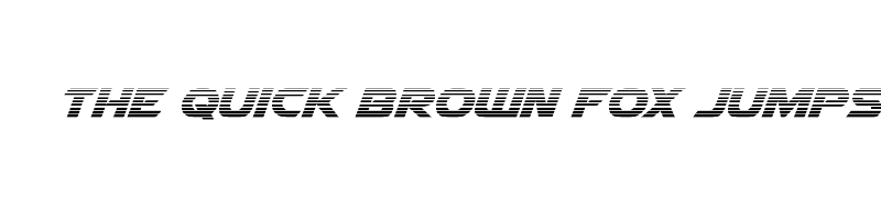 font preview of airstrike gradiant