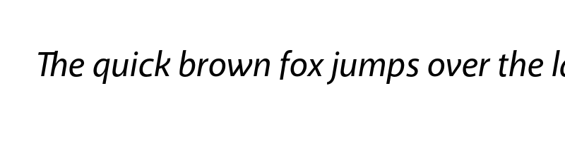 font preview of akagi pro medium italic