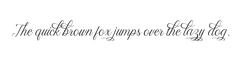 font preview of akayla script deco
