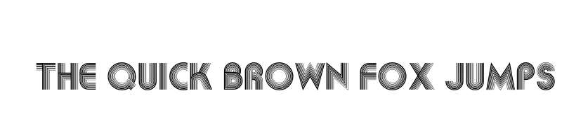 font preview of aki lines regular