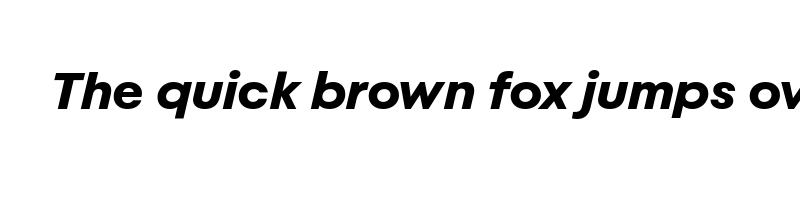 font preview of aktifo b extra bold oblique
