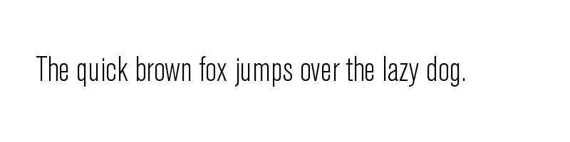 font preview of akzidenz grotesk bq light condensed