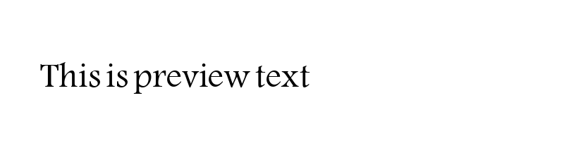 font preview of Al Afefah Font Regular