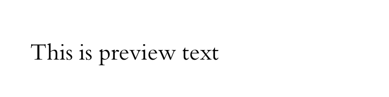 font preview of AL FARES