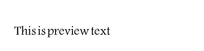 font preview of AL3RABIA