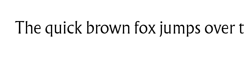 font preview of albertus nova thin