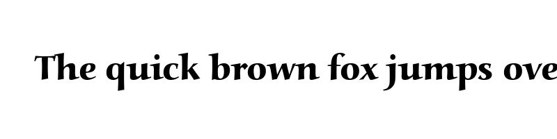 font preview of alcuin becker ext bold regular