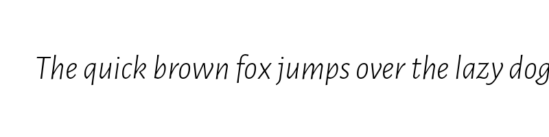 font preview of alegreya sans lightitalic