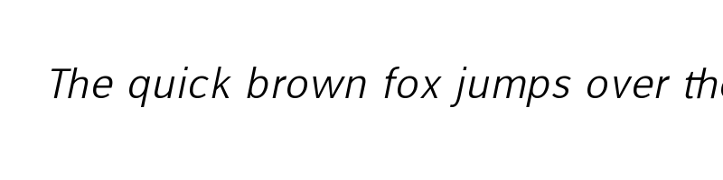 font preview of alfabetica extra light italic