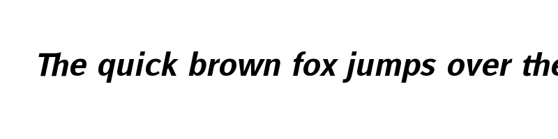 font preview of alfabetica heavy italic