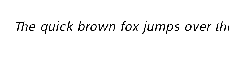font preview of alfabetica light italic