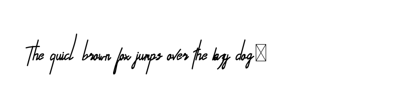 font preview of alfrida demo