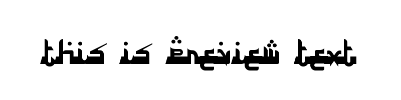 font preview of ALHAD