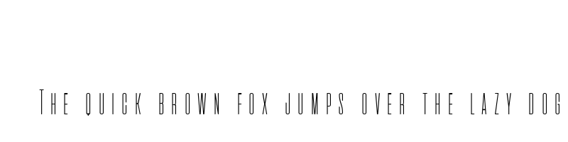 font preview of aliens cows thin