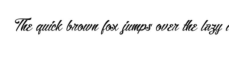font preview of alisandra demo