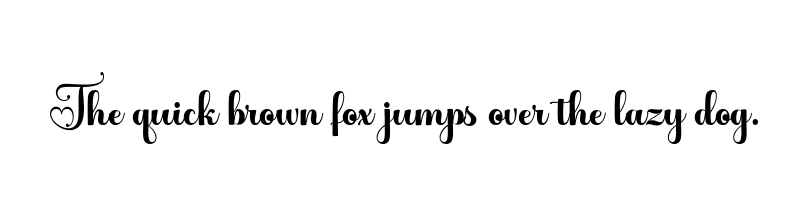 font preview of alista script