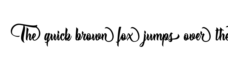 font preview of allessa personal use