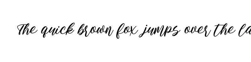 font preview of allietta regular