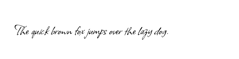 font preview of allison regular
