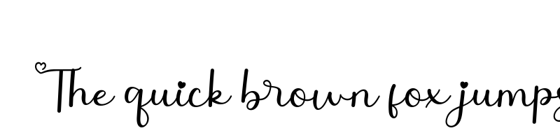 font preview of almost valentine