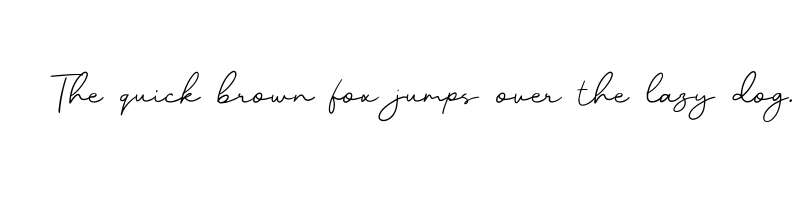 font preview of alucky