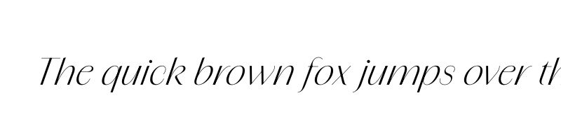 font preview of amandine light italic