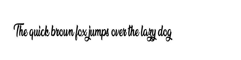 font preview of amandita