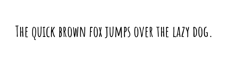 font preview of amatic sc hebrew bold