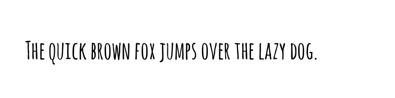 font preview of amatic sc