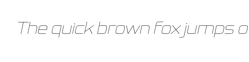 font preview of ambatah thin italic