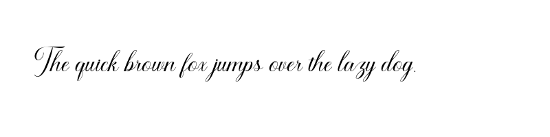 font preview of amealnia