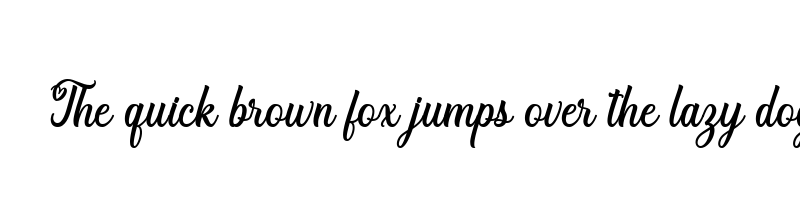 font preview of amellya