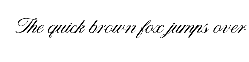 font preview of american oak script