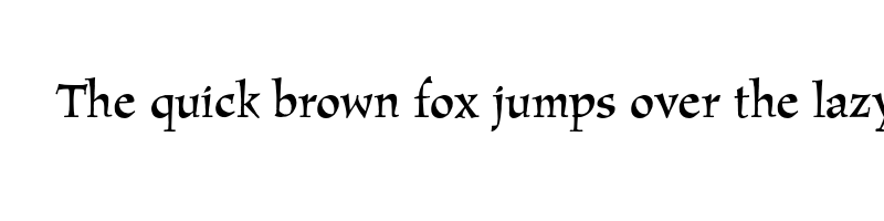 font preview of amigo std regular