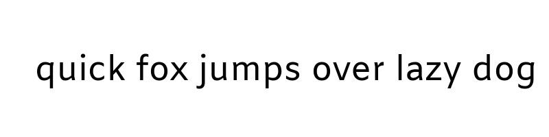 font preview of Amiko Regular